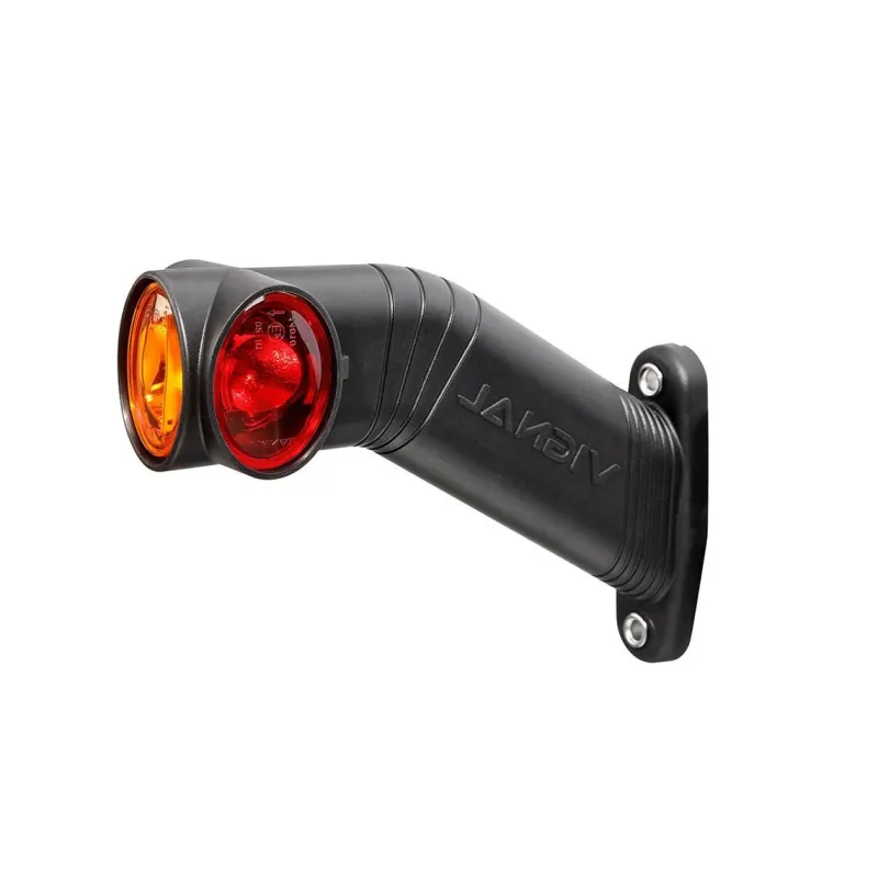 DX LED - Linke Umrissleuchte LED 12/24V Kristall + Rot + Bernstein VIGNAL D14427 DX LED - Linke Umrissleuchte LED 12/24V Kristall + Rot + Bernstein VIGNAL D14427