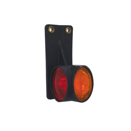 DX LED - Luce d'ingombro LED destra 12/24V cristallo + rosso + ambra VIGNAL D14430