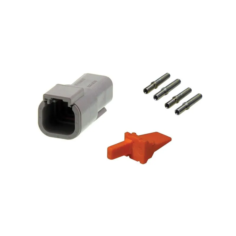 CONN - Kit riparazione connettore Deutsch 4 vie DTM04-4P maschio VIGNAL D14435 CONN - Kit riparazione connettore Deutsch 4 vie DTM04-4P maschio VIGNAL D14435