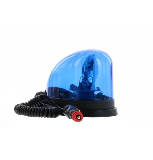 WASSERTROPFEN - Blaue magnetische Rundumkennleuchte WATER DROP mit H1-Glühbirne - 12 V