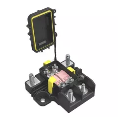 Boîtier de protection électrique + distribution pour 2 fusibles MEGA