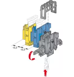 Porte-fusibles clipsables pour fusibles à fiches UNIVERSELS