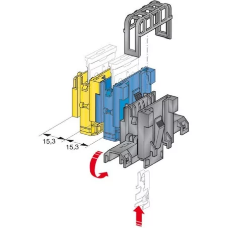 Porte-fusibles clipsables pour fusibles à fiches UNIVERSELS