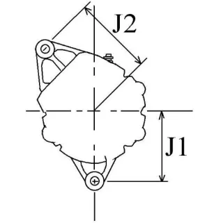 Alternador 14 Voltios 36 A, Bosch 0986031681, Prestolite 20130192