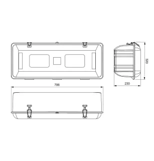 Cajas para extintor - Caja para extintor 9kg correa de plástico roja