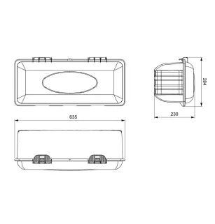 Cajas para extintor - Caja para extintor 6kg correa nylon roja VIGNAL D14538
