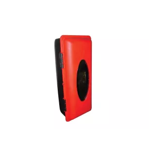 Coffres à extincteurs - Coffre extincteur 6kg rouge sangle clip réglable