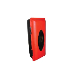 Feuerlöscher-Boxen – Feuerlöscher-Box 6 kg, rot, verstellbarer Clip-Gurt