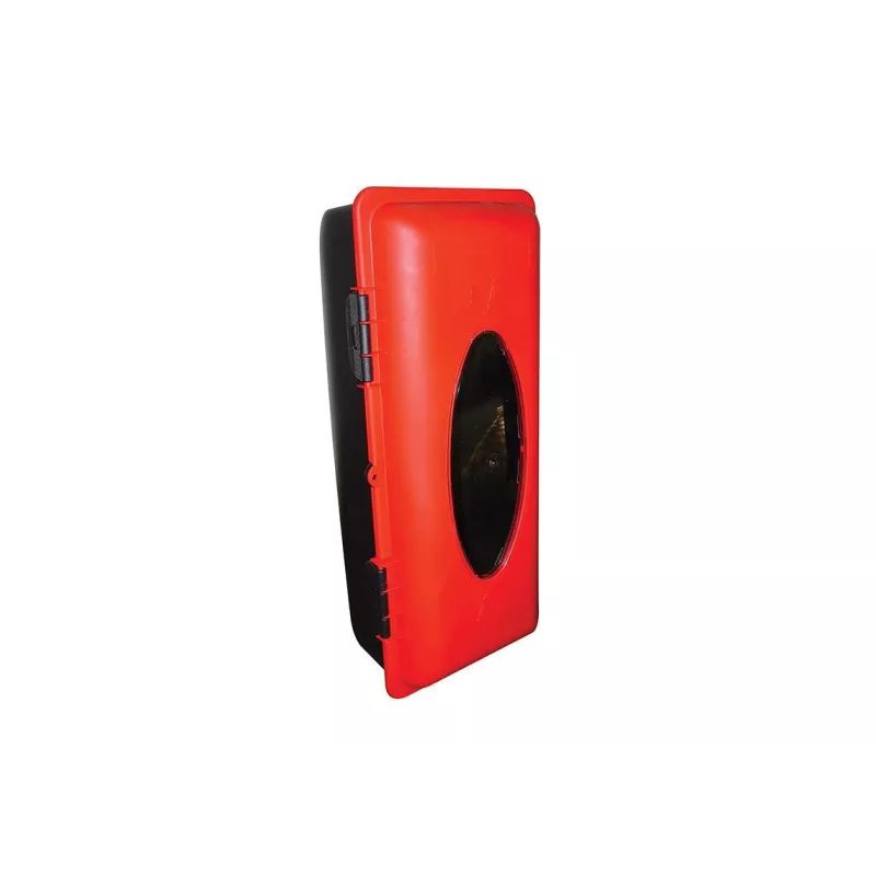 Coffres à extincteurs - Coffre extincteur 6kg rouge sangle clip réglable