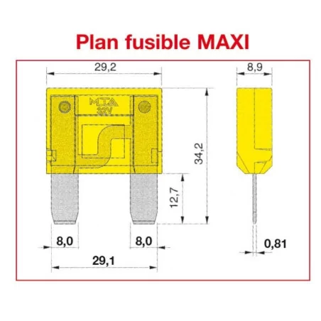 Fusible MAXI SAE J 1888 - ISO 8820 70A