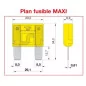 Fusible MAXI SAE J 1888 - ISO 8820 100A