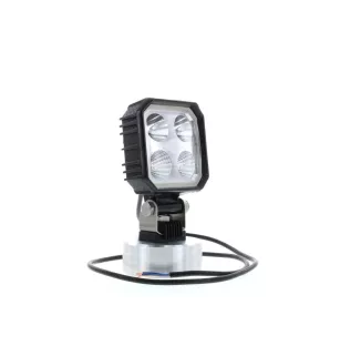 CARBONLUX - Farol de trabalho LED CARBONLUX quadrado 90X90mm - cabo VIGNAL D14547