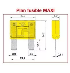 Fusible MAXI SAE J 1888 - ISO 8820 50A
