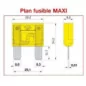 Fusible MAXI SAE J 1888 - ISO 8820 50A