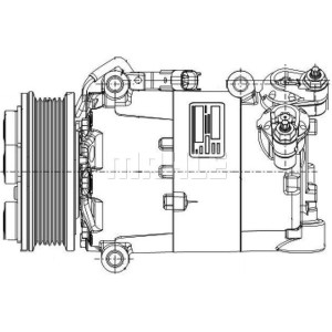 Compresseur de clim Ford - 90595064, 1693622, 1694191.00