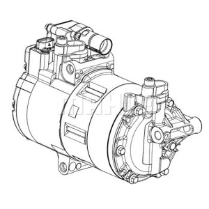 Compresseur de clim BMW - Mini Electrique - 95455001, 64526998210, 64529347661.00