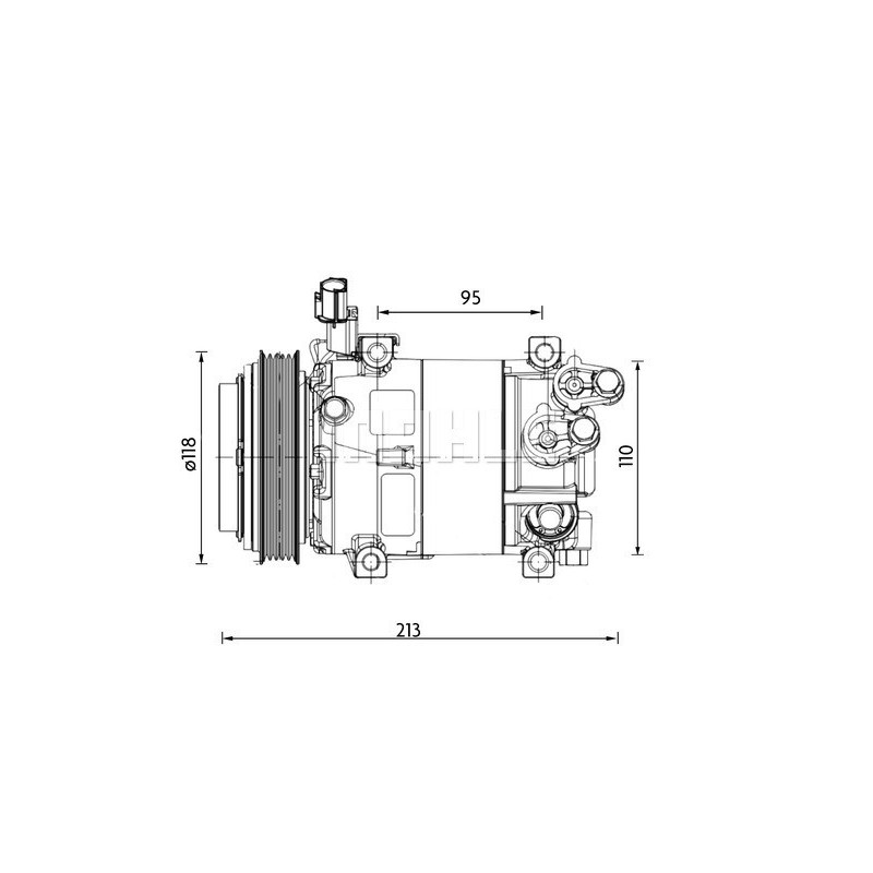 Compresseur de clim Kia/Hyundai - 90155089, 70828014, ACP1468000P