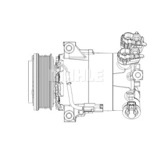 Compresseur de clim Ford - 90595023, 1940541, 2032813.00