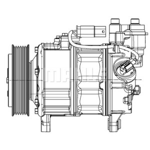 Compresseur de clim BMW - 90215081, 64526842619, 6452684261902.00