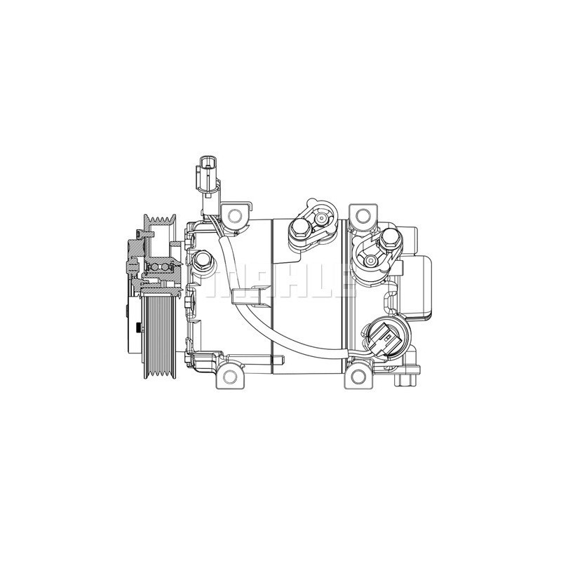 Compresseur de clim Kia/Hyundai - 90255008, 97701A6400, ACP01378