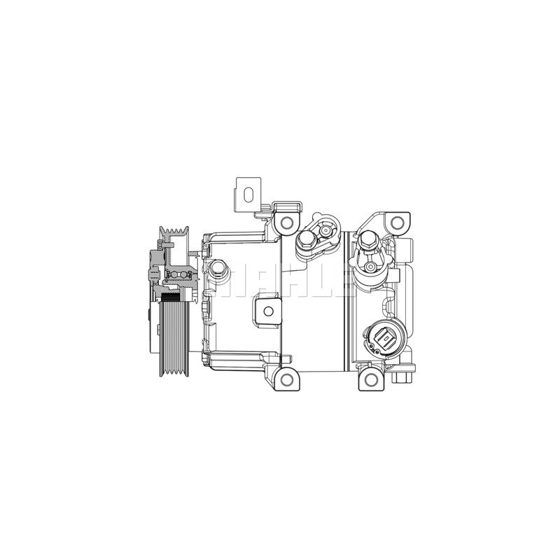 Compresseur de clim Kia/Hyundai - 1986AD1364, 90255009, 97701A0700