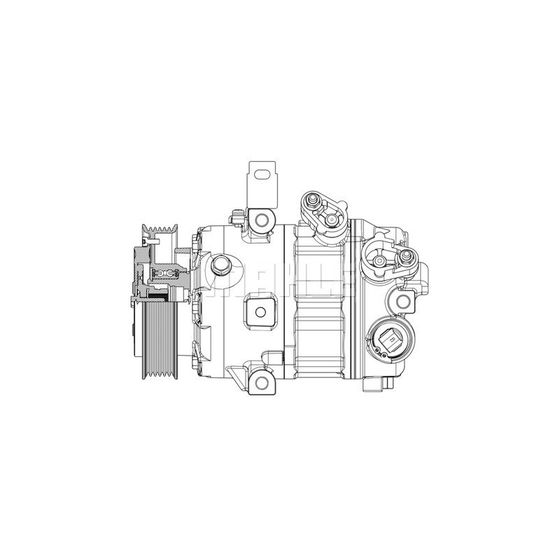 Compresseur de clim Kia/Hyundai - 90155022, 97701D7200, CAC78126