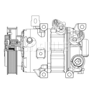 Compresseur de clim Kia/Hyundai - 1986AD1404, 90155023, 97701D7300