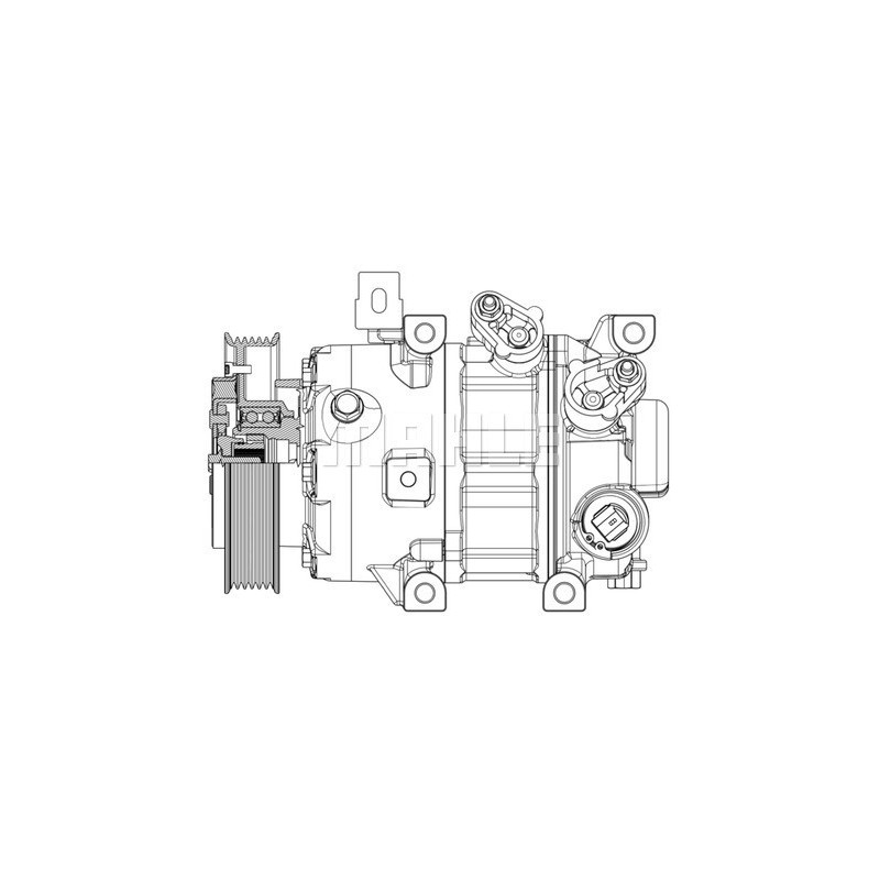 Compresseur de clim Kia/Hyundai - 1986AD1404, 90155023, 97701D7300