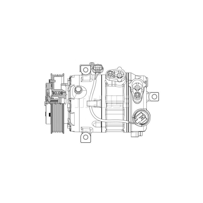 Compresseur de clim Kia/Hyundai - 90155025, 97701D7000, ACP01232