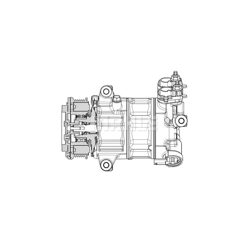 Compresseur de clim Ford - 1986AD1408, 90595024, 2203489.00