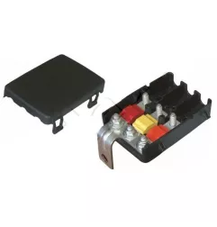 Boîtier de protection électrique pour 3 fusibles MIDI