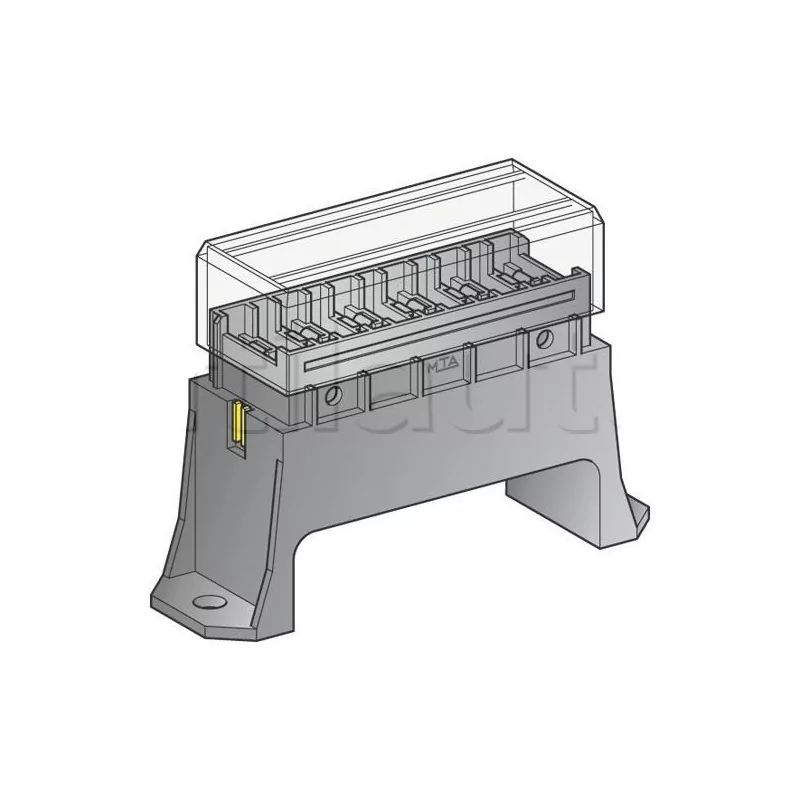 Boîte à fusibles pour 4 ou 6 fusibles UNIVERSELS