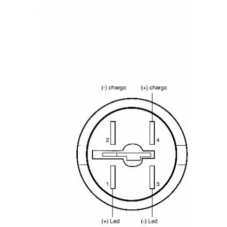 Interrupteur - contacteur à bouton poussoir ON-OFF - Avec bouton lumineux en position ON ROUGE 12V