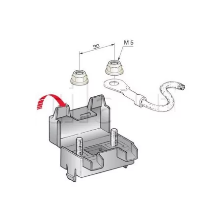 Porte-fusibles pour fusible à RUBAN et fusible MIDI