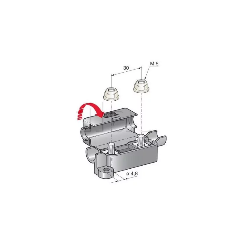 Porte-fusibles pour fusible à RUBAN et fusible MIDI