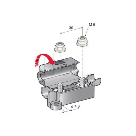 Porte-fusibles pour fusible à RUBAN et fusible MIDI