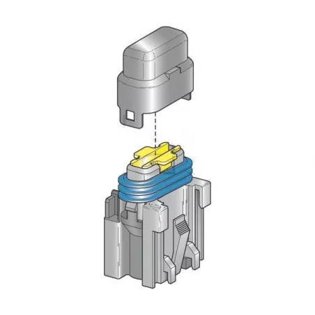 Porte-fusibles pour fusible à fiches UNIVERSELS - Etanche - Clipsable