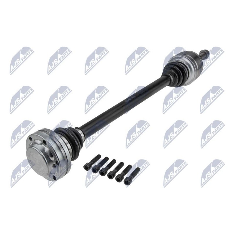 Demi-arbre de transmission ARRIERE VW TOUAREG 2.5TDI 02 - NPW-VW-189, 7L6501201B, 7L6501201D