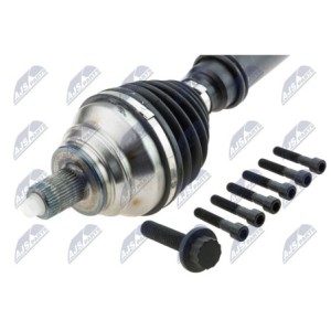 Demi-arbre de transmission VW GOLF V VI 03 - NPW-VW-193, 1K0407272TK, 1K0407762AX