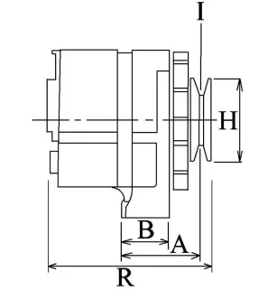 Lichtmaschine 14 Volt 50 A, Bosch 9127041233, Cummins 3675141RX