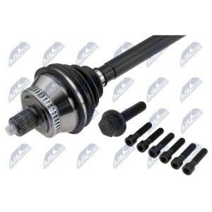 Demi-arbre de transmission AUDI A4 B6 B7 3.0 QUATTRO - NPW-AU-048, 8E0407272CA, 8E0407452MX