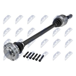 Demi-arbre de transmission VW TOUAREG 3.2 - NPW-VW-186, 95533202401, 7L0501201B