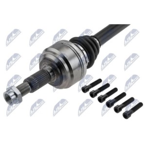 Demi-arbre de transmission VW TOUAREG 3.2 - NPW-VW-186, 95533202401, 7L0501201B