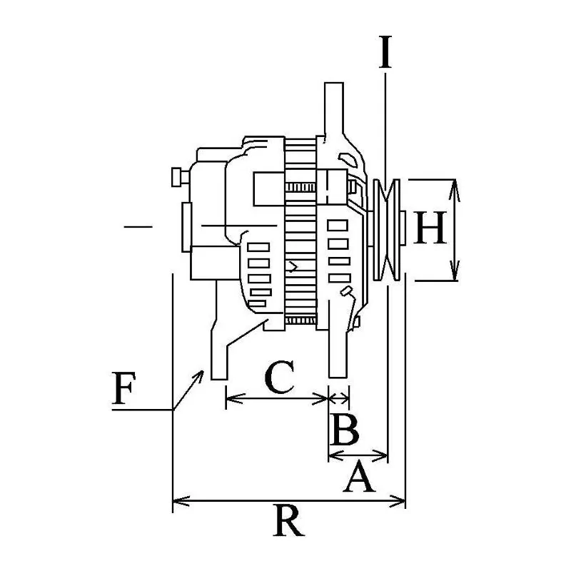 Lichtmaschine 14V 40Amp, DAF 1516881R, Suzuki 31400-8001031400-80011, Ford 3C2411000AA, 3C2Z11002AA, Subaru 42990-5600