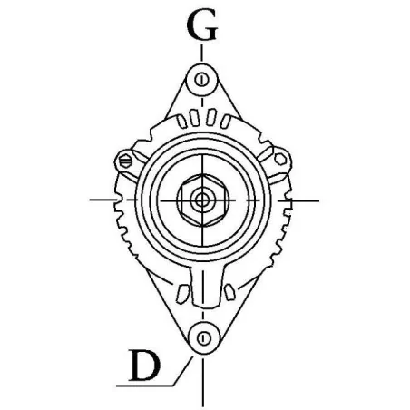 Lichtmaschine 14V 40Amp, DAF 1516881R, Suzuki 31400-8001031400-80011, Ford 3C2411000AA, 3C2Z11002AA, Subaru 42990-5600
