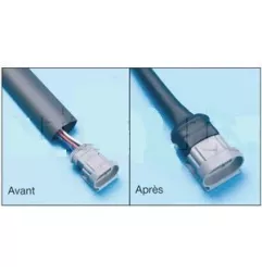 Thermorettable sheath in length 1.22 m - Removers 2: 1 D25.4L1.22m