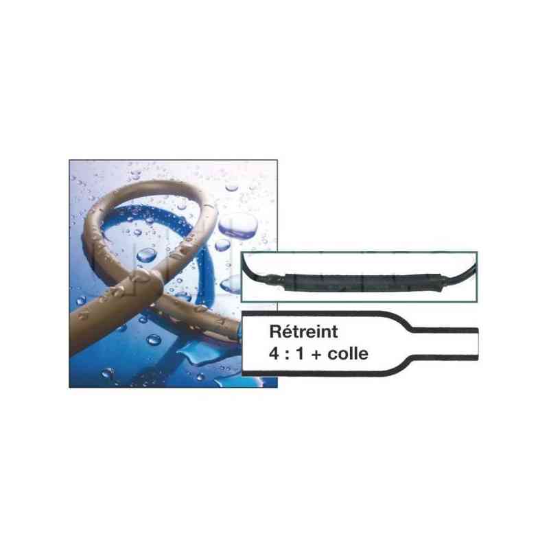 Sypon con la muro doble de semi -rígida de la funda termorettable - Actualización 4: 1 8/2 mm Sypon con la muro doble de semi -rígida de la funda termorettable - Actualización 4: 1 8/2 mm