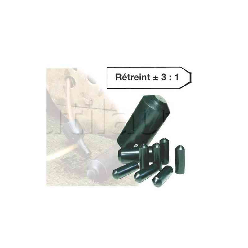 Mangas termoretractables cerradas en un lado para la protección impermeable de los extremos del cable, vigas, etc. Mangas termoretractables cerradas en un lado para la protección impermeable de los extremos del cable, vigas, etc.