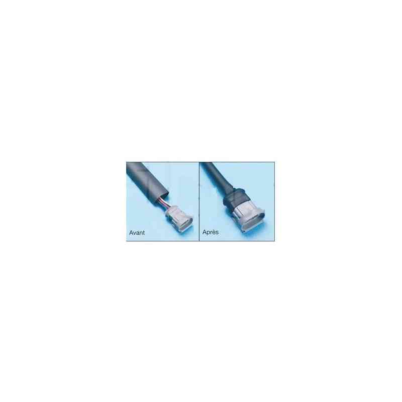 Thermoretractable roller sheath - Refreshing 3: 1 D.12/4 Black Thermoretractable roller sheath - Refreshing 3: 1 D.12/4 Black