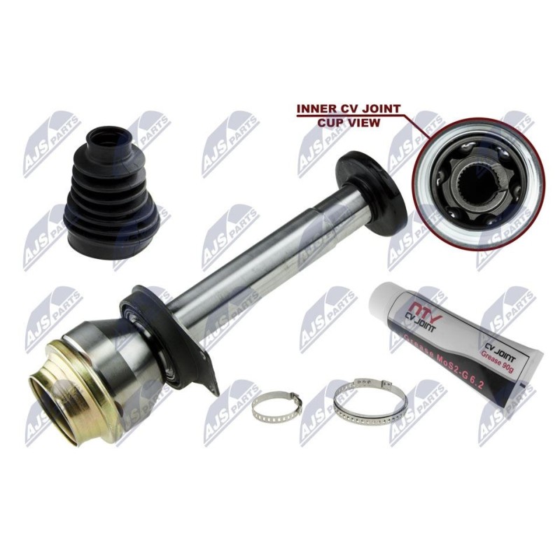 Joint Homocinétique Intérieur VW T5 2.0TDI-BITD - 2311-T5MT6RH, 14-216108, VKJA 8538